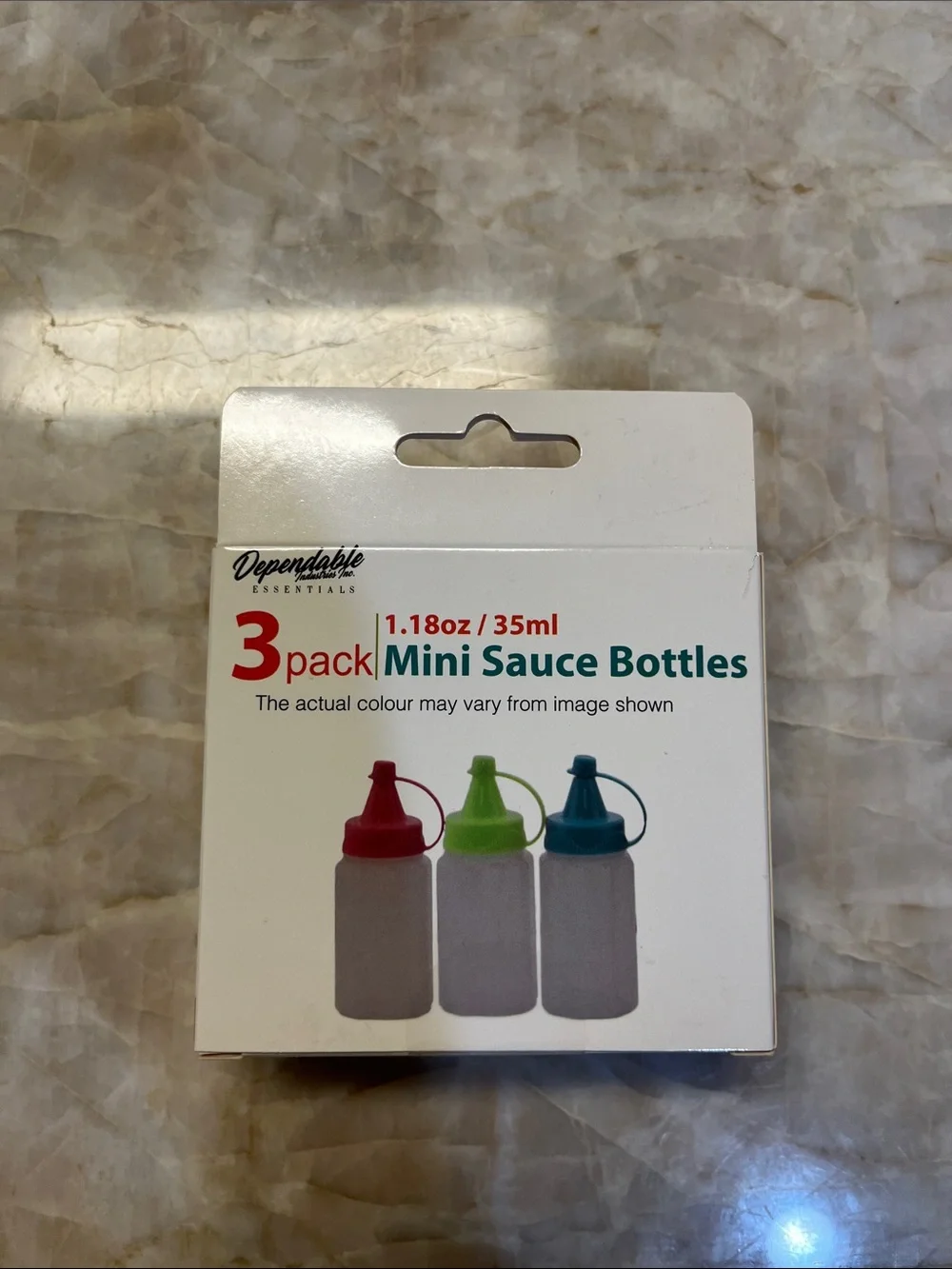 stem To Go Sauce Dispenser Set - Blue, Pink, Green Caps